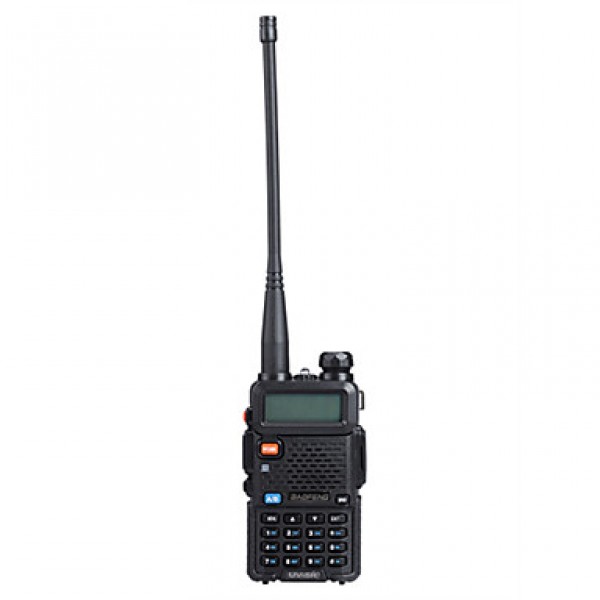 UV5R 1.5" LCD 5W 136~174MHz / 400~480MHz Dual Band Walkie Talkie with 1-LED Flashlight (US Plug)