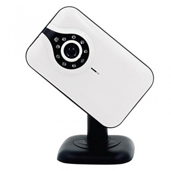 H.264 P2P WIFI Camera IP HD 720P 1.0m Pixels IR Night Vision Wired or Wirless Camera 64GB Card