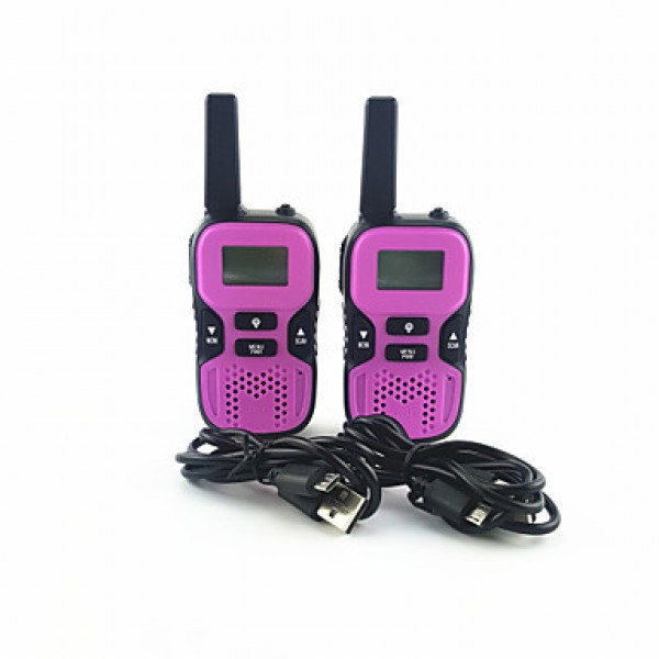 Kids Walkie Talkies Handheld 2-way Radio 22 CH 462.550- 467.7250MHz 0.5W Portable UHF Intercom for Hiking Camping