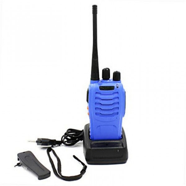 BF-888S UHF FM Transceiver High Illumination Flashlight Walkie Talkie