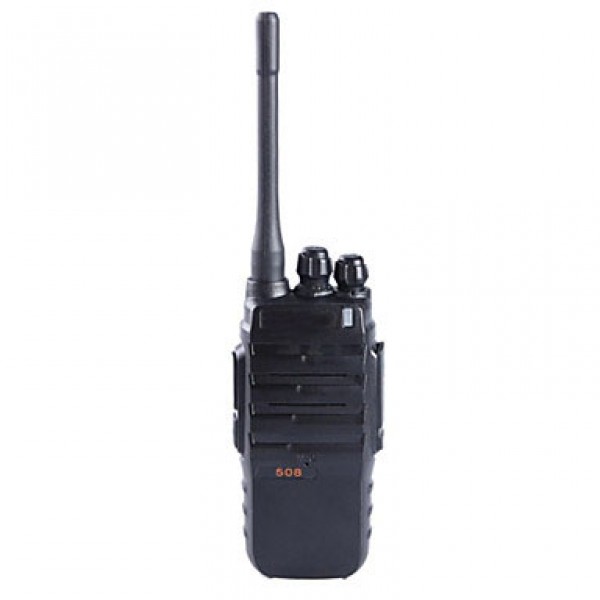 BST-508 Professional Super Power Waterproof Shockproof 6W Walkie Talkie - Black