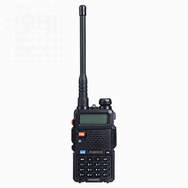 UV5R 1.5" LCD 5W 136~174MHz / 400~480MHz Dual Band Walkie Talkie with 1-LED Flashlight (US Plug)