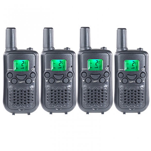 4 Packs FRS/GMRS Handheld Two Way Radios for Kids Children Walkie TalkieWith Hands Free 38CTCSS Up to 6KM