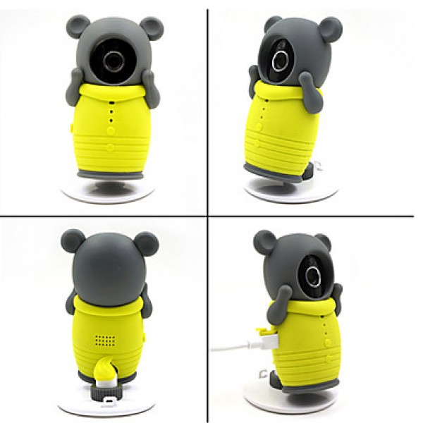 Cute Wireless WIFI Camera with IR Night Vision support 32GB TF Card IP Surveillance Camera 