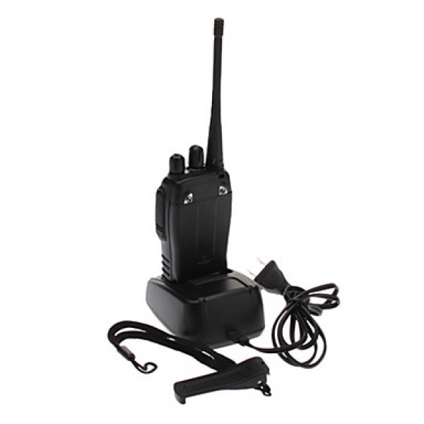 BF-888S 5W 400~470MHz 16-CH Walkie Talkie - Black