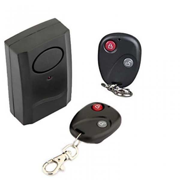 Alarm Wireless Remote Control Vibration Alarm Bicycle Burglar For 120db Home Security  