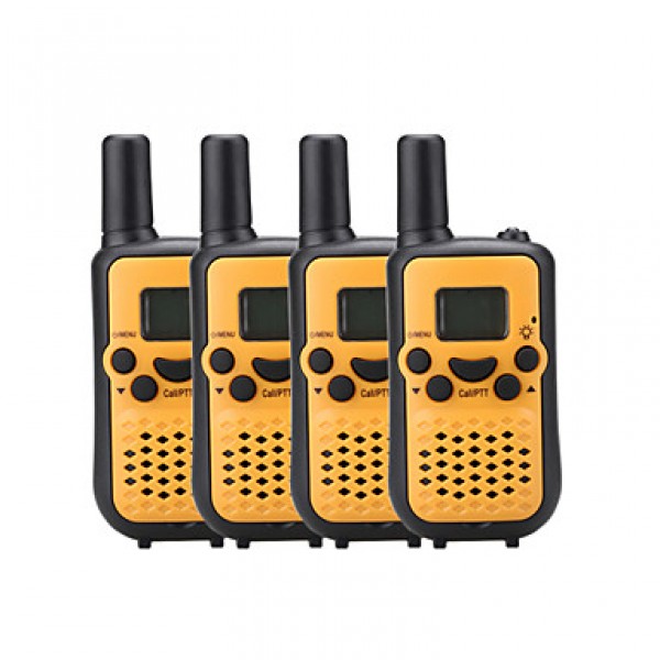 4 Packs FRS/GMRS Handheld Two Way Radios for Kids Children Walkie TalkieWith Hands Free 38CTCSS Up to 6KM