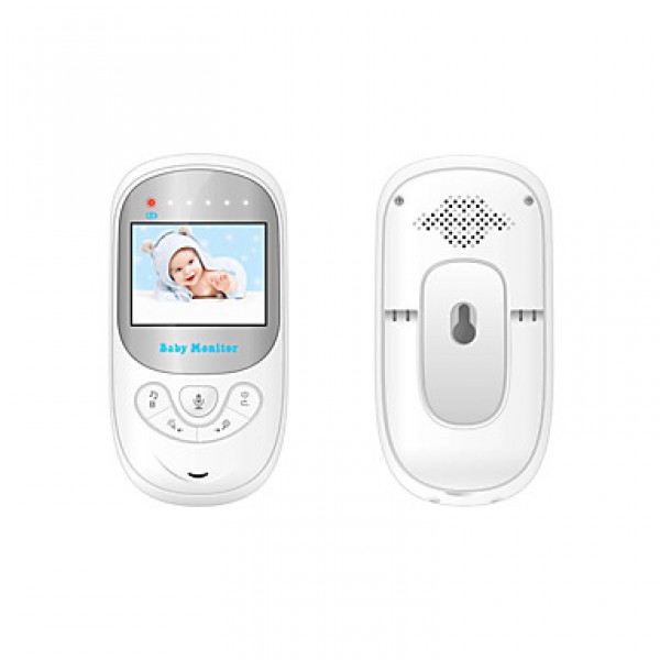 2.4 Inch Digital Wireless Baby Monitor Two-way intercom Night vision Temperature detection Light music Enlarge